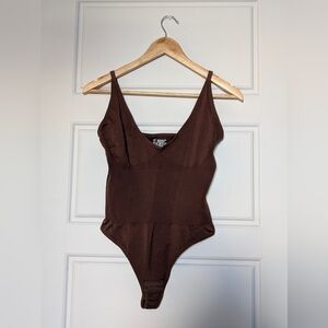 Brown Shapewear Bodysuit